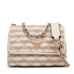 Torebka Guess. Brązowe listonoszki Guess, z aplikacjami, bez dodatków. Za 549.99 zł.