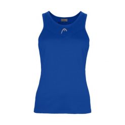 Damski tank top Head Easy Court. Niebieskie topy Head, bez wzorów, z materiału, sportowe, bez kołnierzyka, bez ramiączek. Za 154.50 zł.