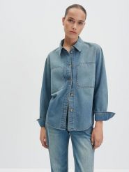 Someday Koszula dżinsowa w kolorze błękitnym rozmiar: 42. Niebieskie koszule someday., bez wzorów, z bawełny, bez kołnierzyka, bez ramiączek. Za 187.99 zł.