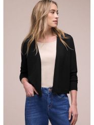 Street One Kardigan w kolorze czarnym rozmiar: 34. Czarne swetry Street One, bez wzorów, street, bez ramiączek. Za 149.95 zł.