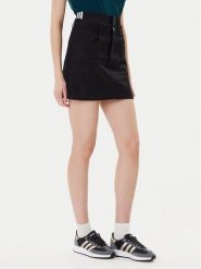 Adidas Spódnica jeansowa Firebird Utility JX7593 Czarny Regular Fit. Czarne spódnice adidas, bez wzorów, z bawełny. Za 269.99 zł.
