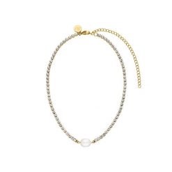 Purelei Purelei Choker Shimmering Pear Naszyjniki 1 ct Damski. Czerwone naszyjniki Purelei, z materiału, z perłą, pozłacane. Za 116.99 zł.