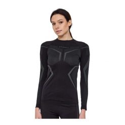 Bluza damska termoaktywna Brubeck DRY. Czarne bluzy bez kaptura Brubeck, bez wzorów, z poliamidu, bez kaptura, na fitness i siłownię. Za 159.99 zł.