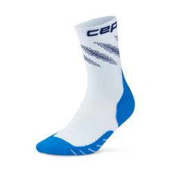 Damskie skarpety kompresyjne sportowe do połowy łydki CEP Core Run ice. Niebieskie skarpetki CEP, bez wzorów. Za 84.00 zł.