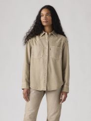 Levi's Koszula "Teodora" w kolorze beżowym rozmiar: XS. Brązowe koszule Levi's, s, bez wzorów, z bawełny, bez kołnierzyka, bez ramiączek. Za 149.95 zł.