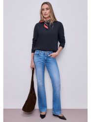 Street One Bluza w kolorze granatowym rozmiar: 36. Niebieskie bluzy Street One, bez wzorów, street, bez ramiączek, bez kaptura. Za 123.53 zł.