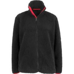 Bluza z polaru baranka bonprix czarny. Bluzy bez kaptura bonprix. Za 79.99 zł.
