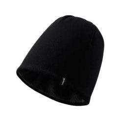 Czapka z dzianiny Erima. Czarne czapki zimowe Erima, bez wzorów, z dzianiny. Za 96.50 zł.