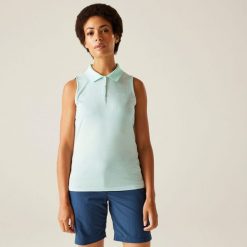 Tima II damska koszulka. Białe t-shirty sportowe Regatta, bez wzorów, bez ramiączek. Za 146.00 zł.