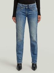 G-Star Dżinsy - Slim fit - w kolorze niebieskim rozmiar: W33/L32. Niebieskie jeansy G-Star, l, z aplikacjami, ze skóry, klasyczne. Za 259.74 zł.