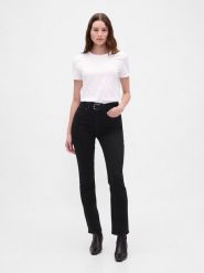GAP Dżinsy - Slim fit - w kolorze czarnym rozmiar: W26. Czarne jeansy GAP, bez wzorów, klasyczne, z podwyższonym stanem. Za 159.95 zł.