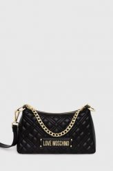 Love Moschino torebka kolor czarny. Czarne shopper bag Love Moschino, bez wzorów, na ramię, bez dodatków. Za 879.99 zł.