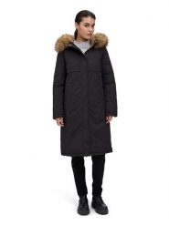 Betty Barclay Płaszcz zimowy w kolorze czarnym rozmiar: 46. Czarne płaszcze Betty Barclay, na zimę, bez wzorów, z puchu, bez kaptura. Za 491.99 zł.