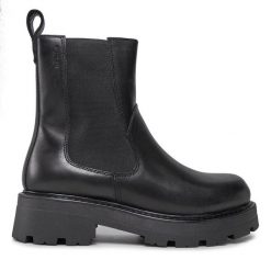 Sztyblety Vagabond Shoemakers. Czarne botki Vagabond Shoemakers, bez wzorów, bez obcasa, na płaskiej podeszwie, bez zapięcia. Za 399.99 zł.