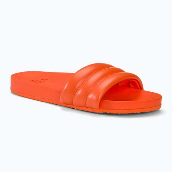 Klapki damskie Billabong Playa Vista. Brązowe klapki Billabong, bez wzorów, z materiału, bez obcasa, bez zapięcia. Za 109.99 zł.