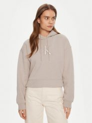 Calvin Klein Jeans Bluza J20J224718 Szary Relaxed Fit. Szare bluzy Calvin Klein Jeans, xl, bez wzorów, z bawełny, bez ramiączek, bez kaptura. Za 279.99 zł.