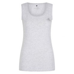 Damski tank top HV Polo Classic. Szare topy HV POLO, bez wzorów, eleganckie, bez kołnierzyka, bez ramiączek. Za 143.00 zł.