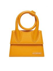 JACQUEMUS Torebka Le Chiquito 213BA005 Pomarańczowy. Brązowe torebki klasyczne JACQUEMUS, bez wzorów, ze skóry, bez dodatków. Za 2,759.00 zł.
