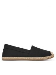 JENNY Espadryle WSK1609-20 Czarny. Czarne espadryle Jenny, bez wzorów, z materiału, bez obcasa. Za 48.99 zł.