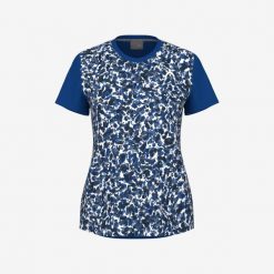TIE-BREAK II T-Shirt Women. Niebieskie t-shirty Head, xs, bez wzorów, sportowe, bez kołnierzyka, bez ramiączek. W wyprzedaży za 182.00 zł.