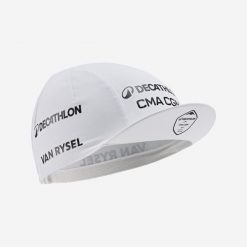 Second Life - Czapka z daszkiem rowerowa szosowa Van Rysel... - Stan Doskonały. Białe czapki z daszkiem VAN RYSEL, bez wzorów, z materiału. Za 40.50 zł.
