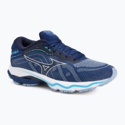 Buty do biegania damskie Mizuno Wave Ultima 14. Białe buty do biegania Mizuno, bez wzorów, bez zapięcia, do biegania, mizuno wave. Za 619.99 zł.