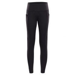 Damskie legginsy Alpine Pro Gemsa. Czarne legginsy Alpine Pro, bez wzorów, sportowe. W wyprzedaży za 298.55 zł.