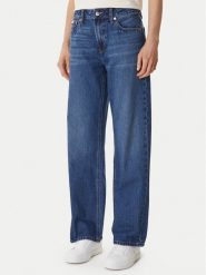 Calvin Klein Jeans Jeansy LV047F682G Niebieski Straight Fit. Niebieskie jeansy Calvin Klein Jeans, bez wzorów, z bawełny. Za 409.99 zł.