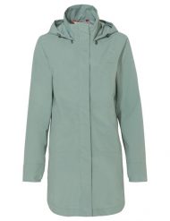 Kurtka damska Mineo 2.5L Coat. Zielone kurtki Vaude, l, bez wzorów, z materiału, bez kaptura, rowerowe. Za 763.05 zł.