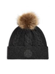 LAUREN RALPH LAUREN Czapka 454P23548002 Szary ciemny. Szare czapki zimowe Lauren Ralph Lauren, bez wzorów, z poliesteru. Za 419.99 zł.