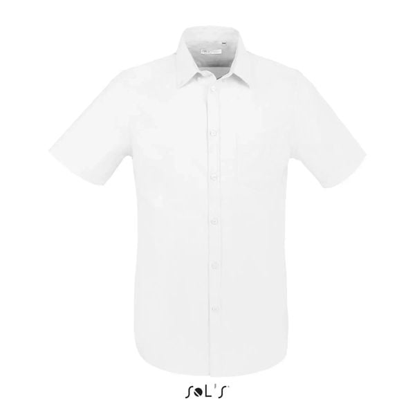 Koszula Sol's Brisbane Fit. Białe koszule SOL'S, s, bez wzorów, ze skóry, eleganckie, bez kołnierzyka, bez ramiączek. Za 112.00 zł.