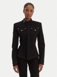 Versace Jeans Couture Kurtka przejściowa 80HAS458 DT037 Czarny Slim Fit. Czarne kurtki Versace Jeans Couture, bez wzorów, z bawełny, bez kaptura. Za 2,139.00 zł.