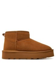 ONLY Śniegowce 15330022 Brązowy. Brązowe śniegowce ONLY, bez wzorów, z materiału, bez zapięcia. Za 249.99 zł.