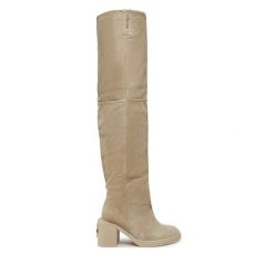 Kozaki Naked Wolfe. Brązowe kozaki Naked Wolfe, bez wzorów, bez obcasa, na słupku, bez zapięcia. Za 2,159.00 zł.
