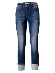 Heine Dżinsy - Slim fit - w kolorze niebieskim rozmiar: 40. Niebieskie jeansy Heine, bez wzorów, klasyczne. Za 165.99 zł.