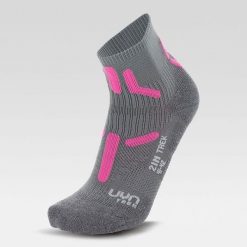 Skarpety trekkingowe damskie Uyn Trekking 2IN Low Cut. Szare skarpetki Uyn, bez wzorów. Za 109.99 zł.