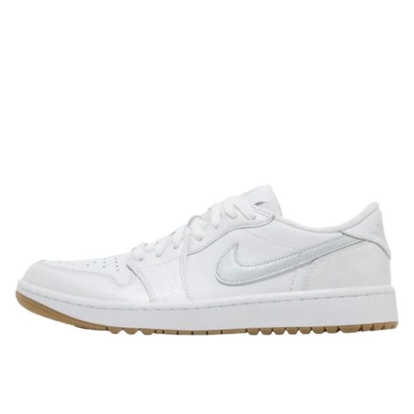 Air Jordan 1 Retro Low Golf White Gum. Białe swetry Jordan, bez wzorów, ze skóry, klasyczne, bez ramiączek. Za 1,525.93 zł.