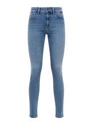 MAVI Dżinsy - Skinny fit - w kolorze błękitnym rozmiar: W27/L32. Niebieskie jeansy Mavi, l, bez wzorów, klasyczne, z podwyższonym stanem. Za 138.45 zł.