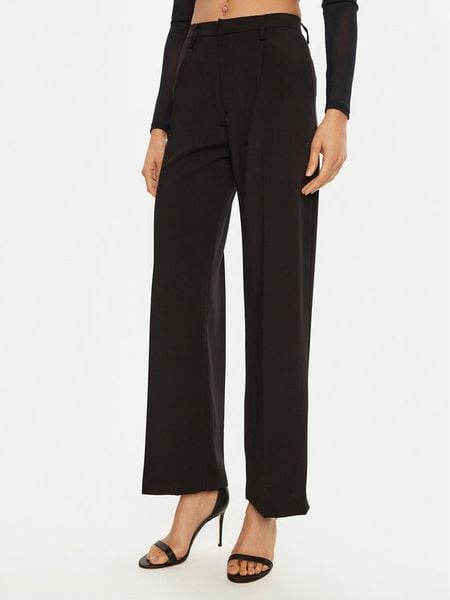 Bardot Spodnie materiałowe 59737PB1 Czarny Regular Fit. Czarne spodnie materiałowe Bardot, bez wzorów, z materiału. Za 269.99 zł.