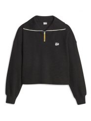 Puma Bluza "Downtown" w kolorze czarnym rozmiar: XS. Czarne bluzy Puma, xs, bez wzorów, z bawełny, bez kaptura. Za 97.05 zł.