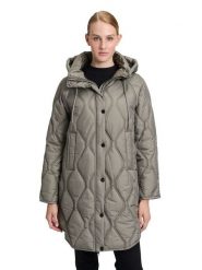 Betty Barclay Płaszcz pikowany w kolorze szarym rozmiar: 38. Szare płaszcze Betty Barclay, bez wzorów, bez kaptura. Za 448.99 zł.