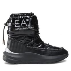 Śniegowce EA7 Emporio Armani. Czarne śniegowce EA7 Emporio Armani, bez wzorów, bez zapięcia. Za 1,599.00 zł.