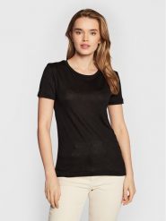 Bruuns Bazaar T-Shirt Katka BBW1072 Czarny Regular Fit. Czarne t-shirty Bruuns Bazaar, s, bez wzorów, z lyocellu, bez kołnierzyka, bez ramiączek. Za 139.99 zł.