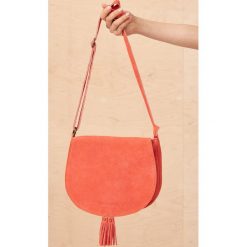 Torebka Venetta BS Koral. Torebki klasyczne blue shadow, bez wzorów, z zamszu, małe, zamszowe, bez dodatków. Za 249.90 zł.