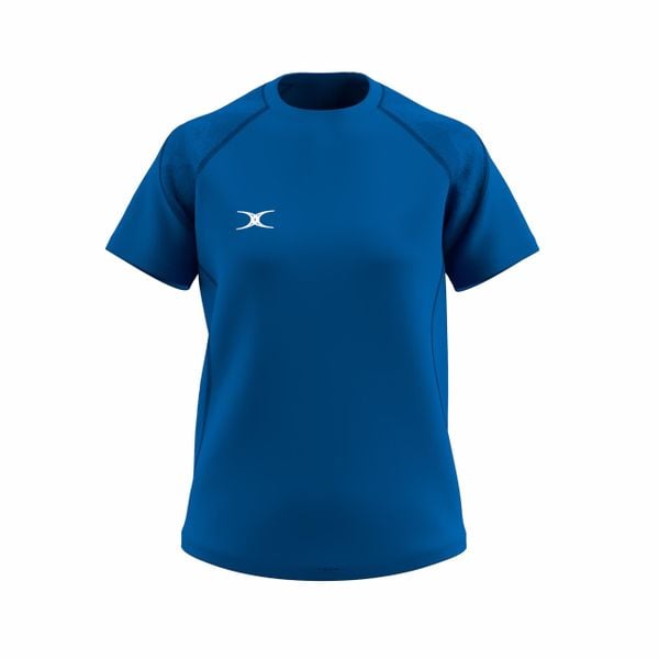 Koszulka damska Gilbert GTS. Niebieskie t-shirty sportowe GILBERT, xl, bez wzorów, z materiału, bez ramiączek, na fitness i siłownię. Za 216.00 zł.