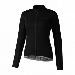Damska kurtka wodoodporna Shimano Windflex. Czarne kurtki Shimano, xl, bez wzorów, sportowe, bez kaptura. W wyprzedaży za 394.00 zł.