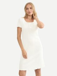 Triumph Koszula nocna Mix & Match 10227255 Biały Regular Fit. Białe koszule nocne Triumph, bez wzorów, z syntetyku, bez ramiączek. Za 119.99 zł.