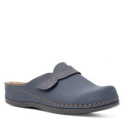 Klapki Inblu. Niebieskie klapki Inblu, bez wzorów, bez obcasa, bez zapięcia. Za 139.99 zł.