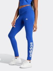 Adidas Legginsy w kolorze niebieskim rozmiar: S. Niebieskie legginsy adidas, bez wzorów, sportowe. Za 132.05 zł.