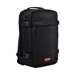 Plecak kabinowy Meteor Hermod 20 l. Czarne plecaki Meteor, bez wzorów, bez dodatków. Za 75.00 zł.